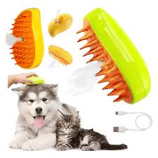 Cepillo A Vapor Para Mascotas 3en 1